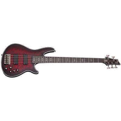 Schecter Hellraiser Extreme-5 Crimson Red Burst Satin (CRBS)