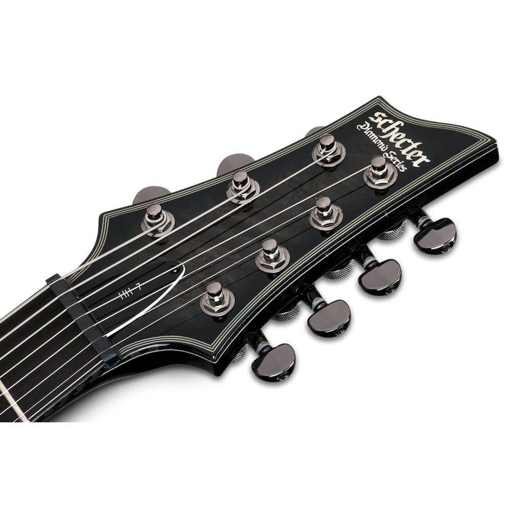 Schecter Hellraiser Hybrid C-7 Trans Black Burst (TBB)