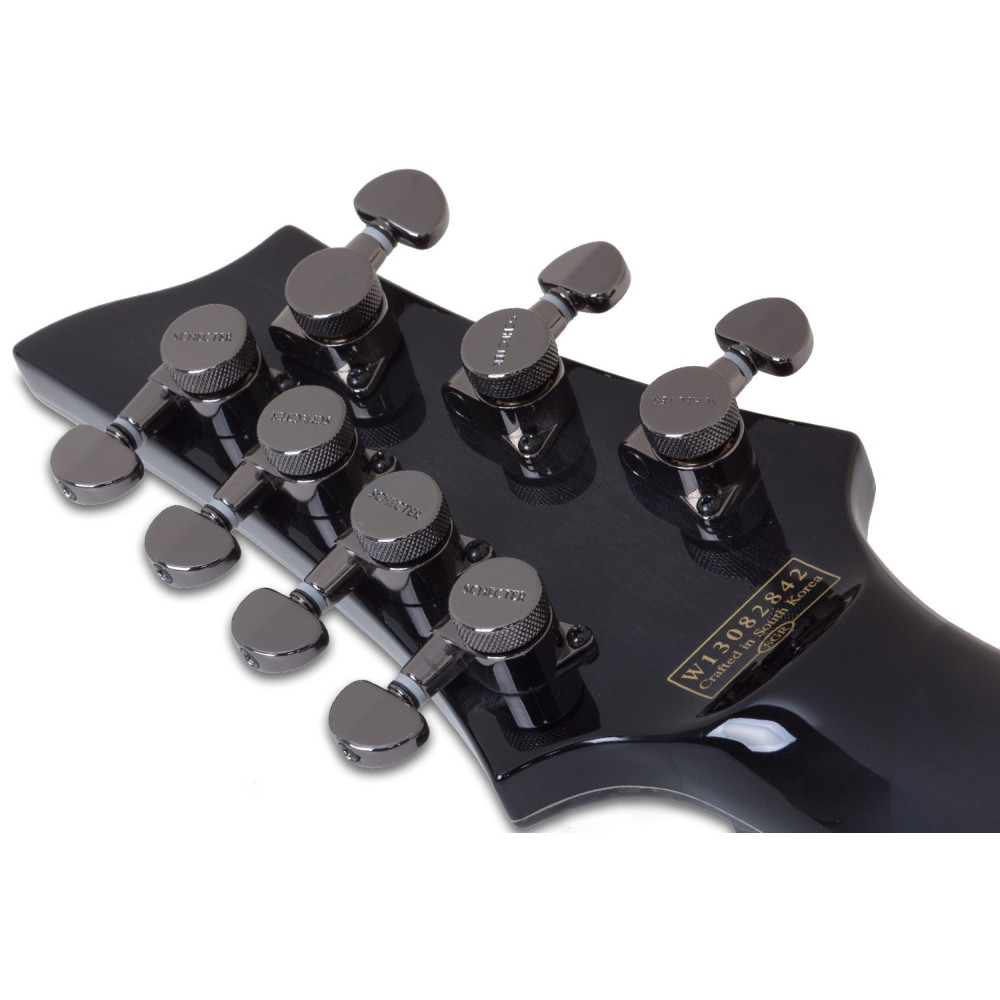 Schecter Hellraiser Hybrid C-7 Trans Black Burst (TBB)