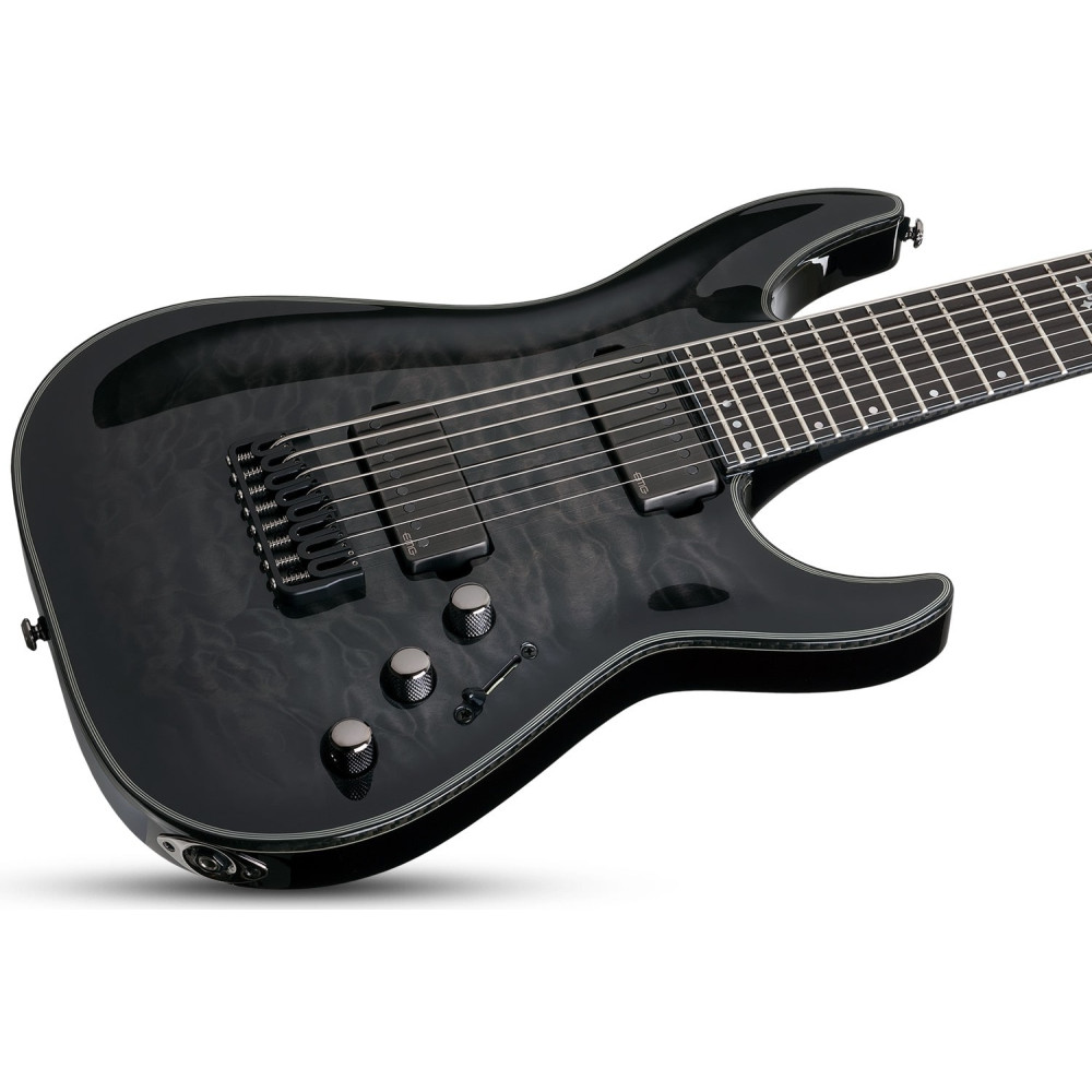 Schecter Hellraiser Hybrid C-8 Trans Black Burst (TBB)