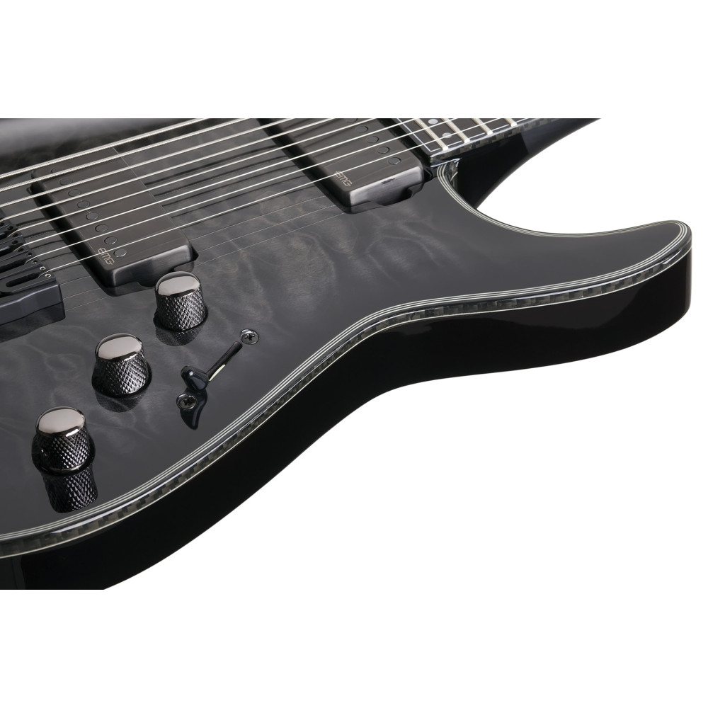 Schecter Hellraiser Hybrid C-8 Trans Black Burst (TBB)