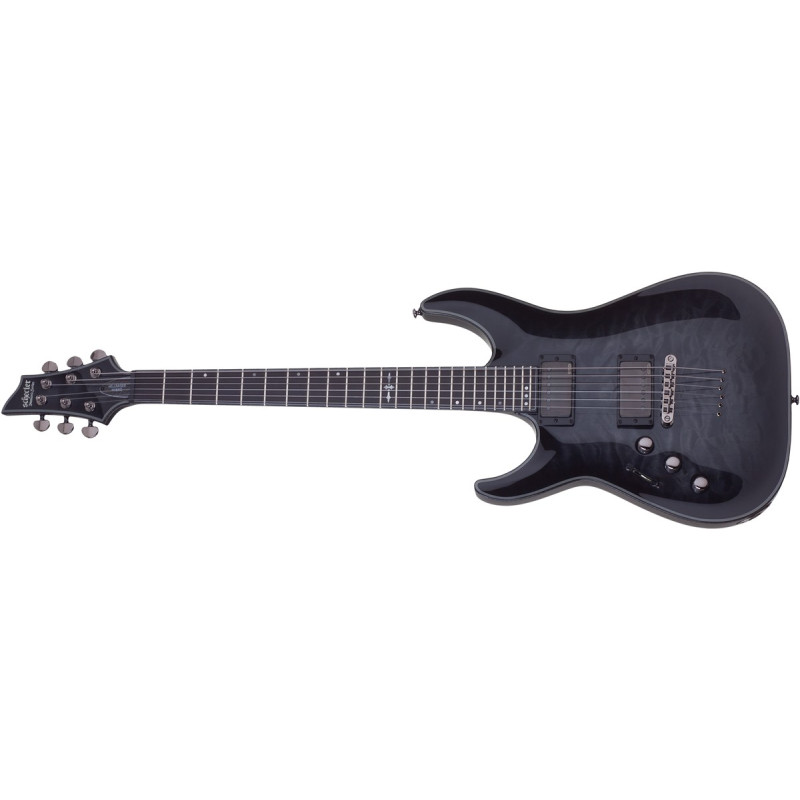 Schecter SCH.1928 Hellraiser Hybrid C-1 LH Trans Black Burst