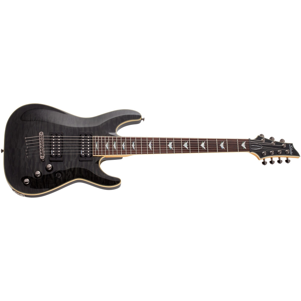 Schecter Omen Extreme-7 See-Thru Black (STBLK)