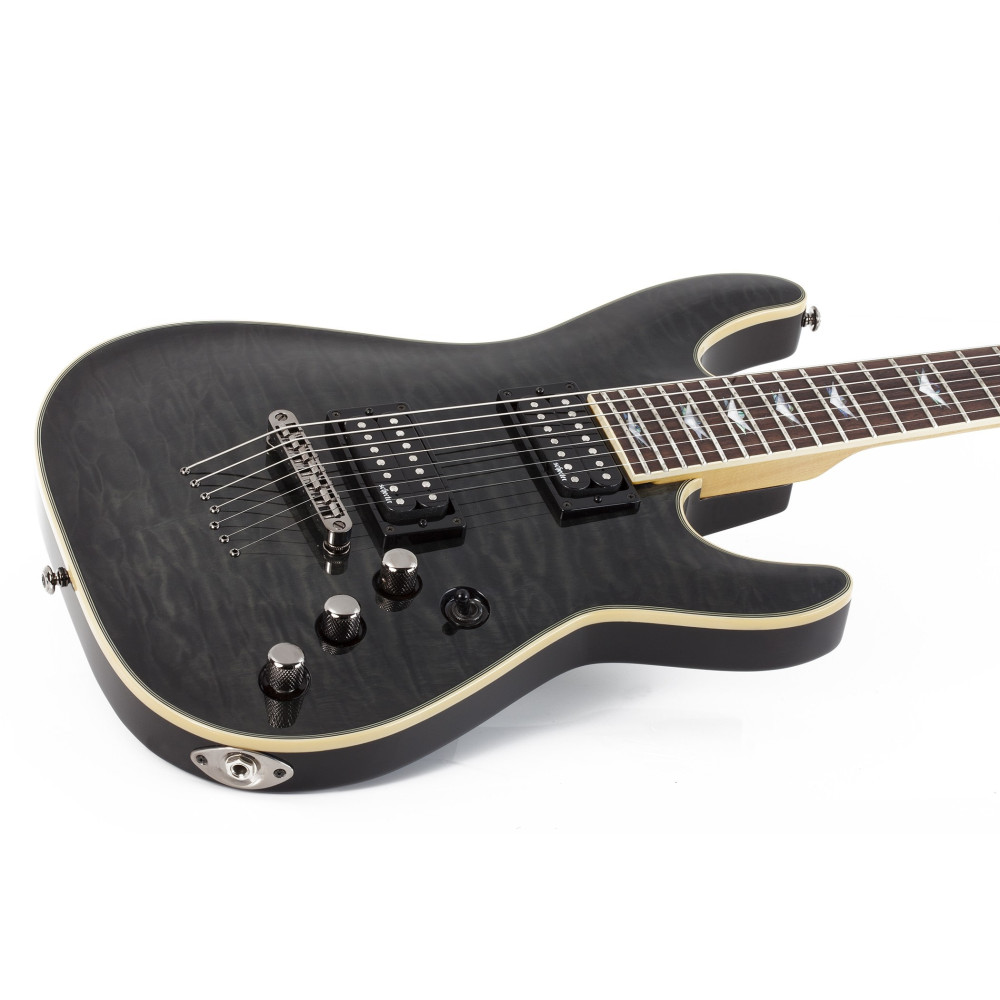 Schecter Omen Extreme-7 See-Thru Black (STBLK)