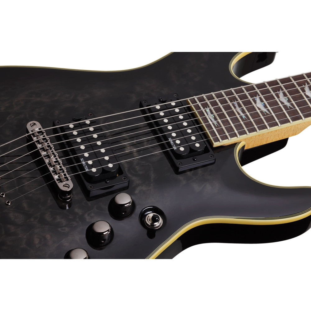 Schecter Omen Extreme-7 See-Thru Black (STBLK)
