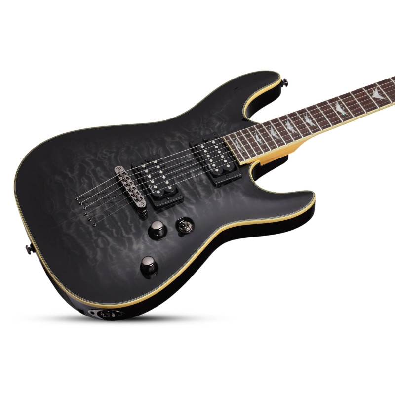 Schecter Omen Extreme-6 See-Thru Black (STBLK)