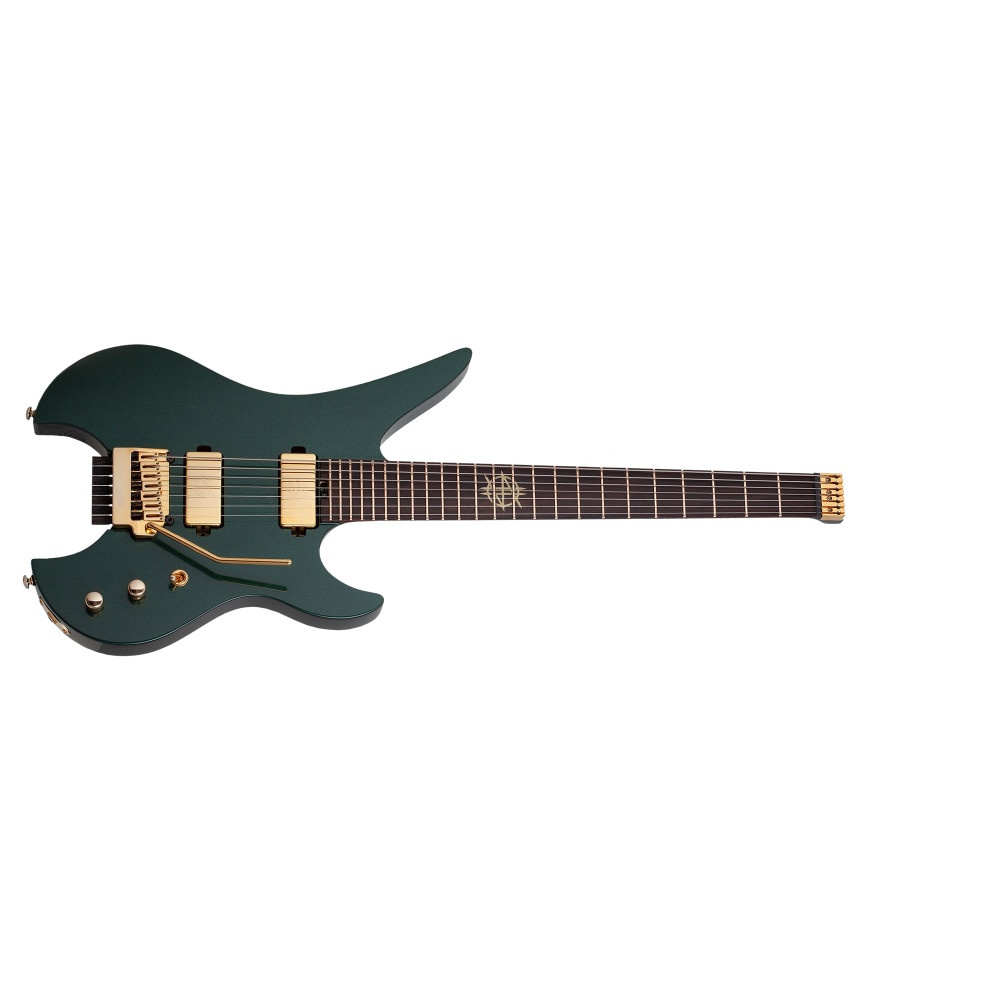 Schecter Synyster Gates Custom 7-TR Headless Oak Green Metallic