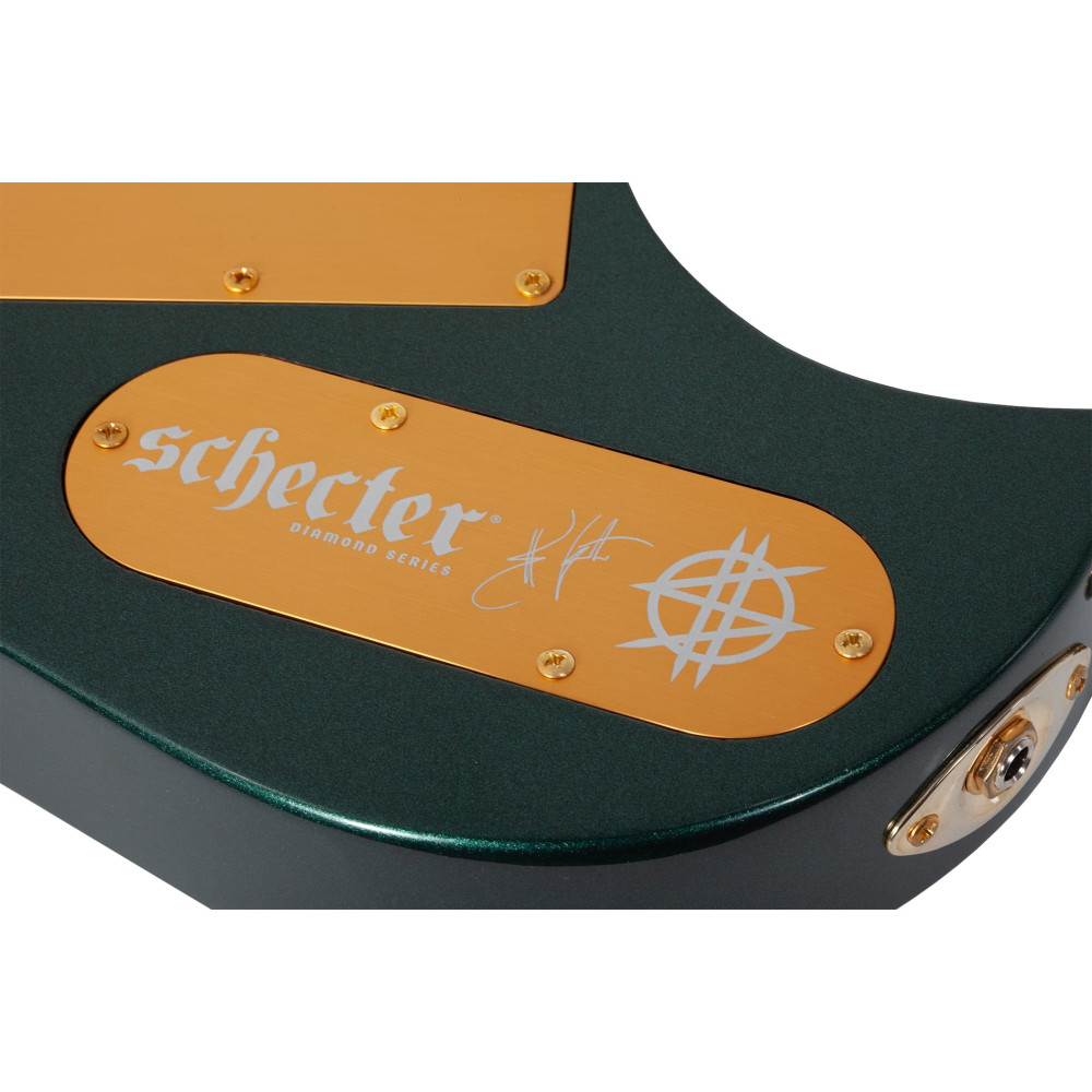 Schecter Synyster Gates Custom 7-TR Headless Oak Green Metallic