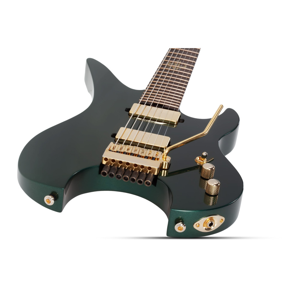 Schecter Synyster Gates Custom 7-TR Headless Oak Green Metallic