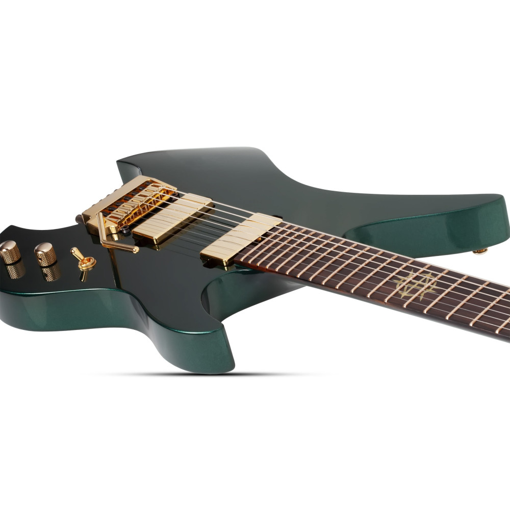 Schecter Synyster Gates Custom 7-TR Headless Oak Green Metallic