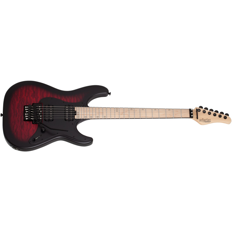 Schecter Miles Dimitri Baker SVSS Crimson Red Burst Satin