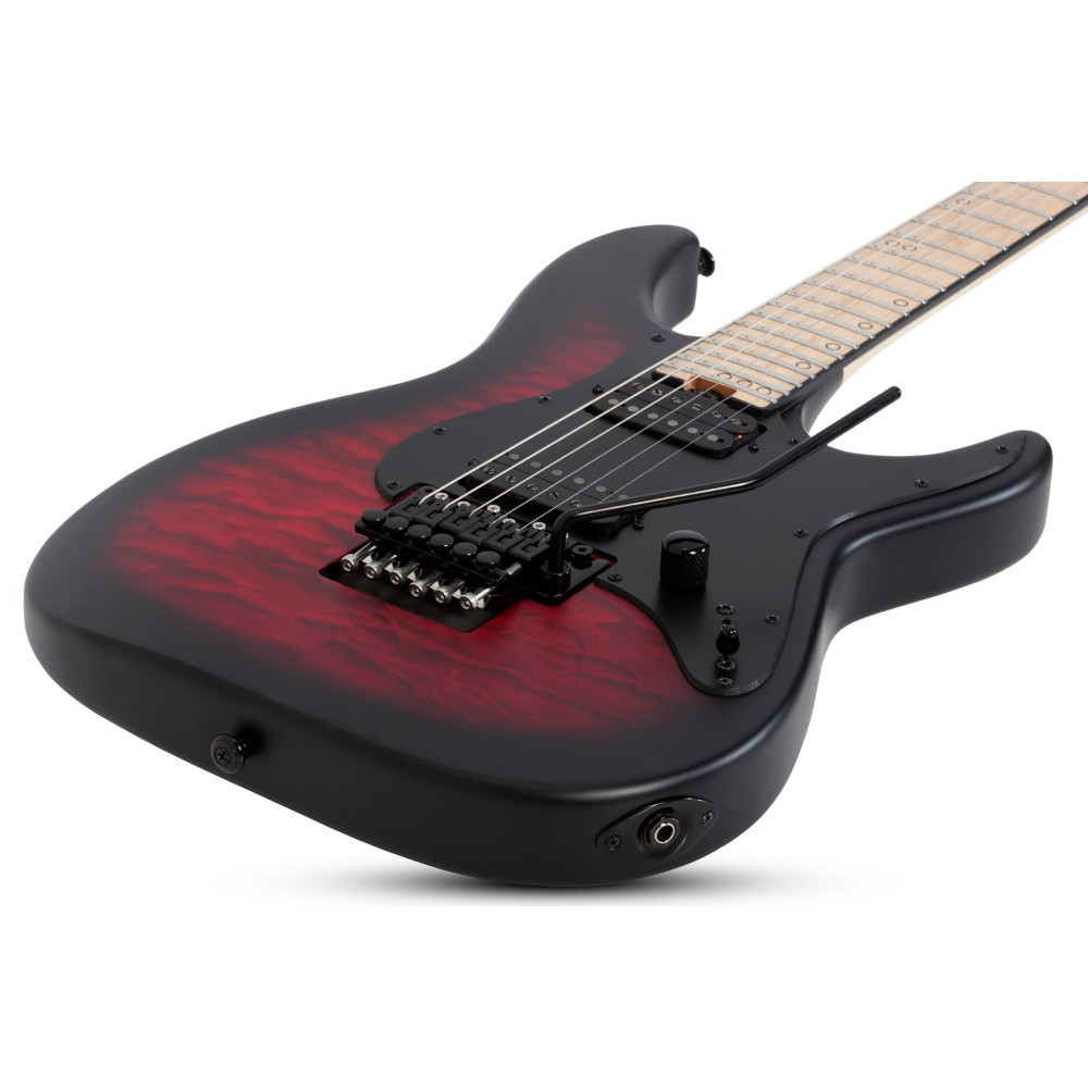 Schecter Miles Dimitri Baker SVSS Crimson Red Burst Satin