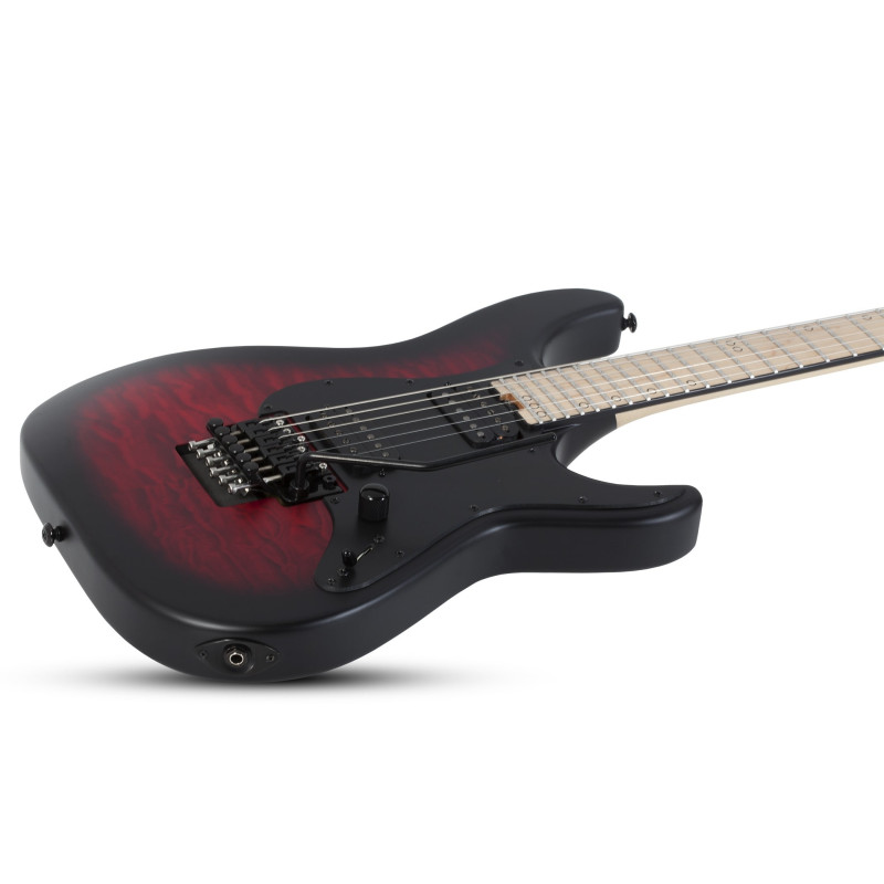 Schecter Miles Dimitri Baker SVSS Crimson Red Burst Satin