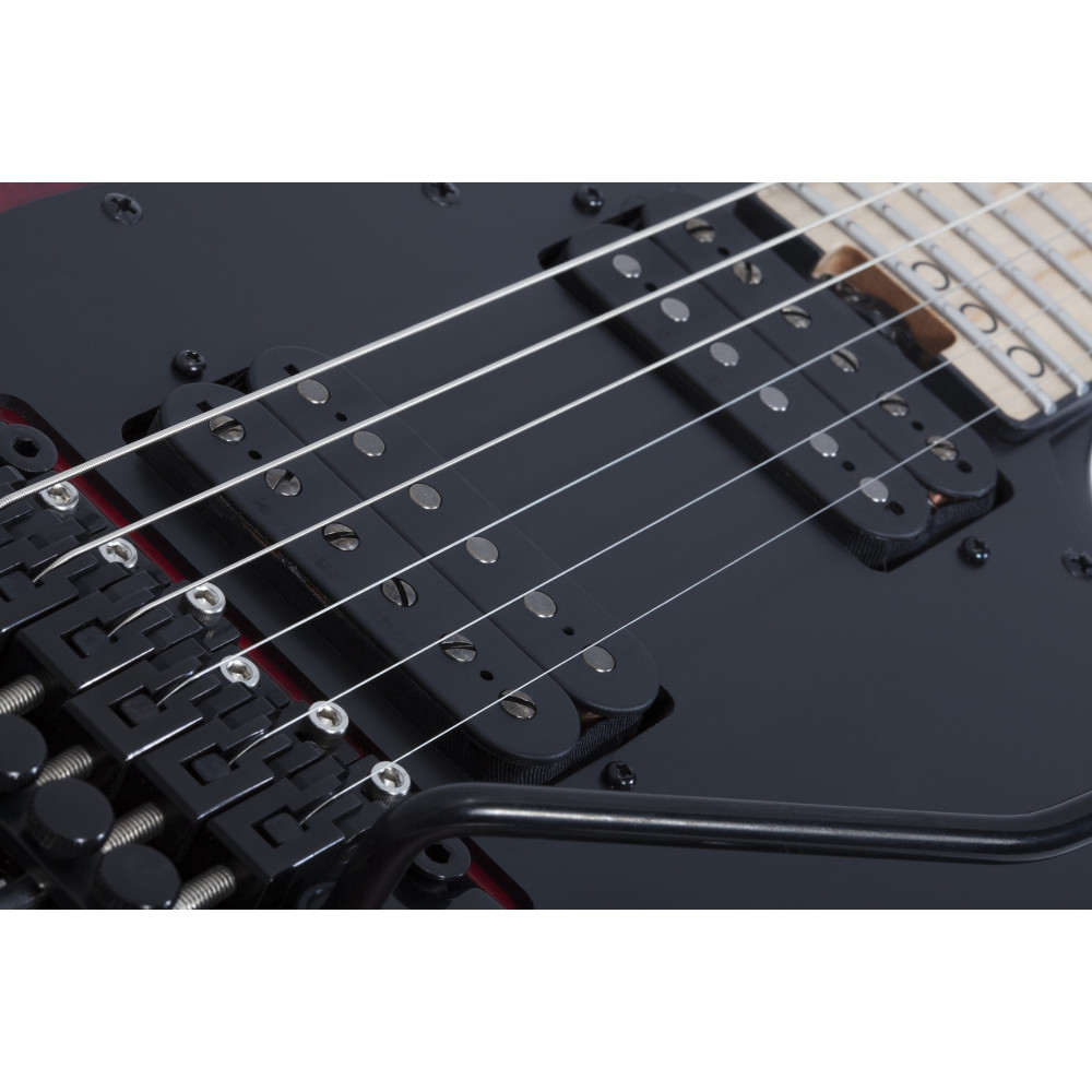 Schecter Miles Dimitri Baker SVSS Crimson Red Burst Satin