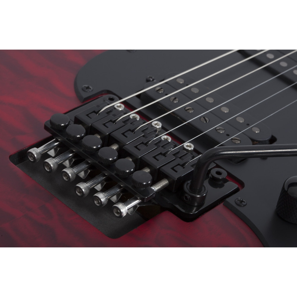 Schecter Miles Dimitri Baker SVSS Crimson Red Burst Satin
