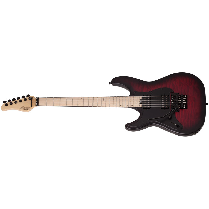 Schecter Miles Dimitri Baker-6 SVSS LH Crimson Red Burst Satin