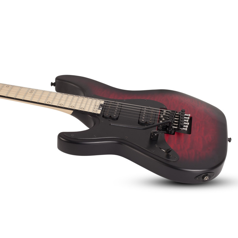 Schecter Miles Dimitri Baker-6 SVSS LH Crimson Red Burst Satin