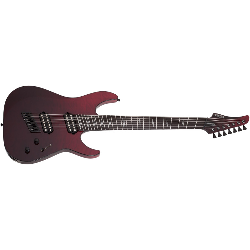 Schecter Reaper-7 Elite Multiscale Blood Burst