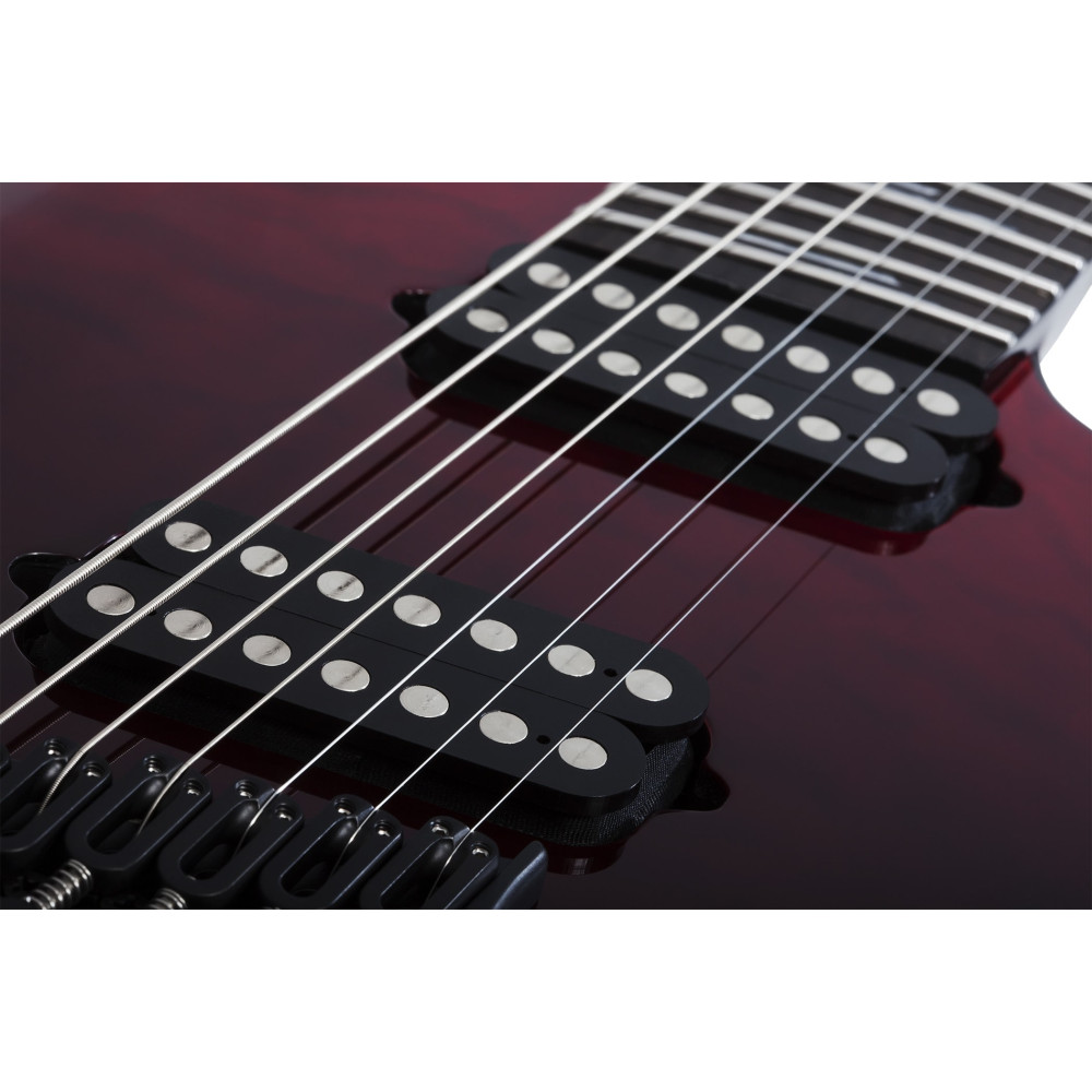 Schecter Reaper-7 Elite Multiscale Blood Burst
