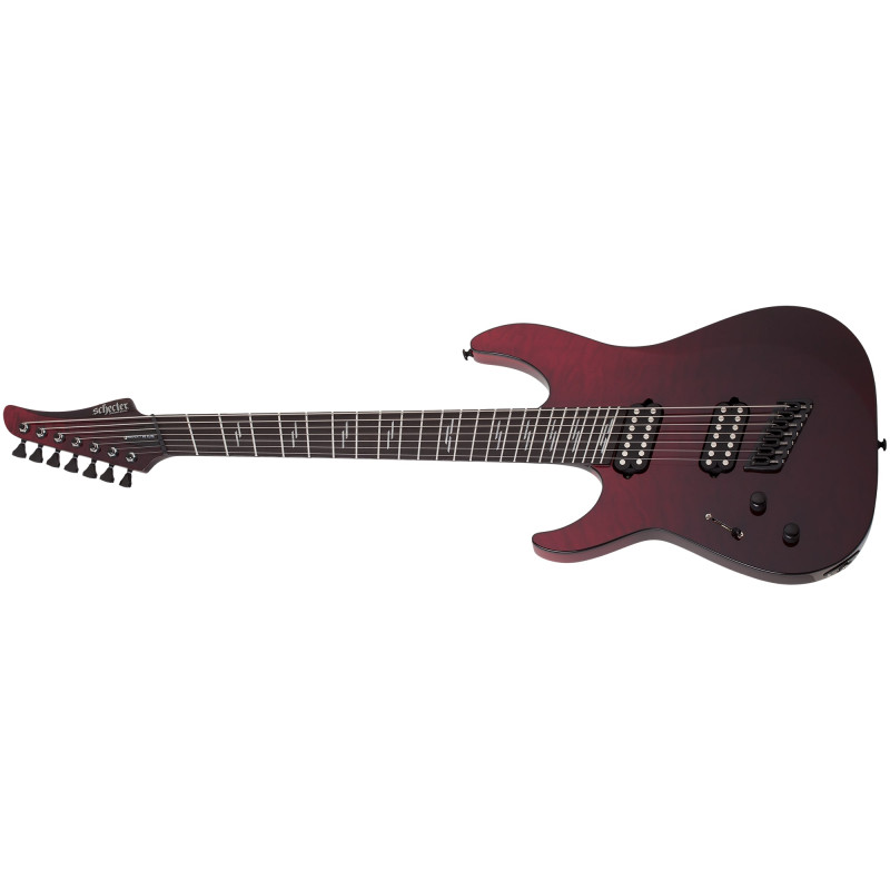 Schecter Reaper-7 Elite Multiscale LH Blood Burst