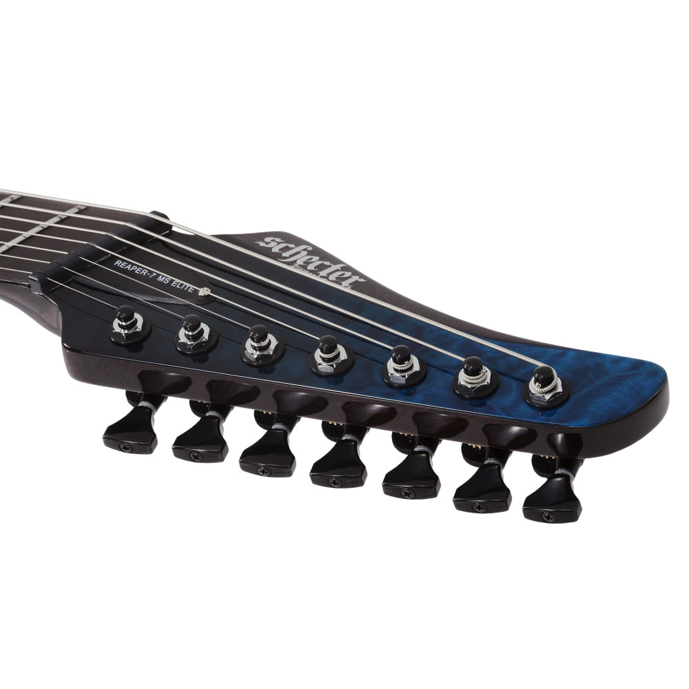 Schecter Reaper-7 Elite Multiscale Deep Ocean Blue