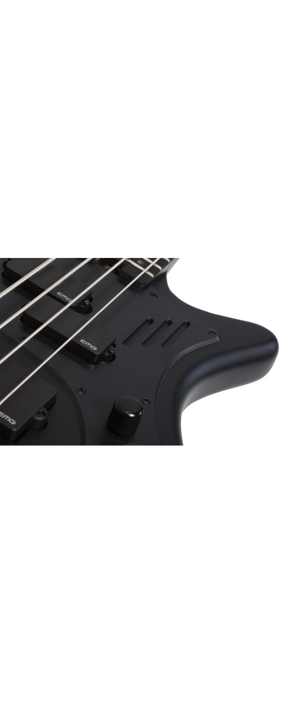 Schecter Stiletto-4 Stealth Pro EX Satin Black