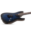 Schecter Omen Elite-6 See Thru Blue Burst