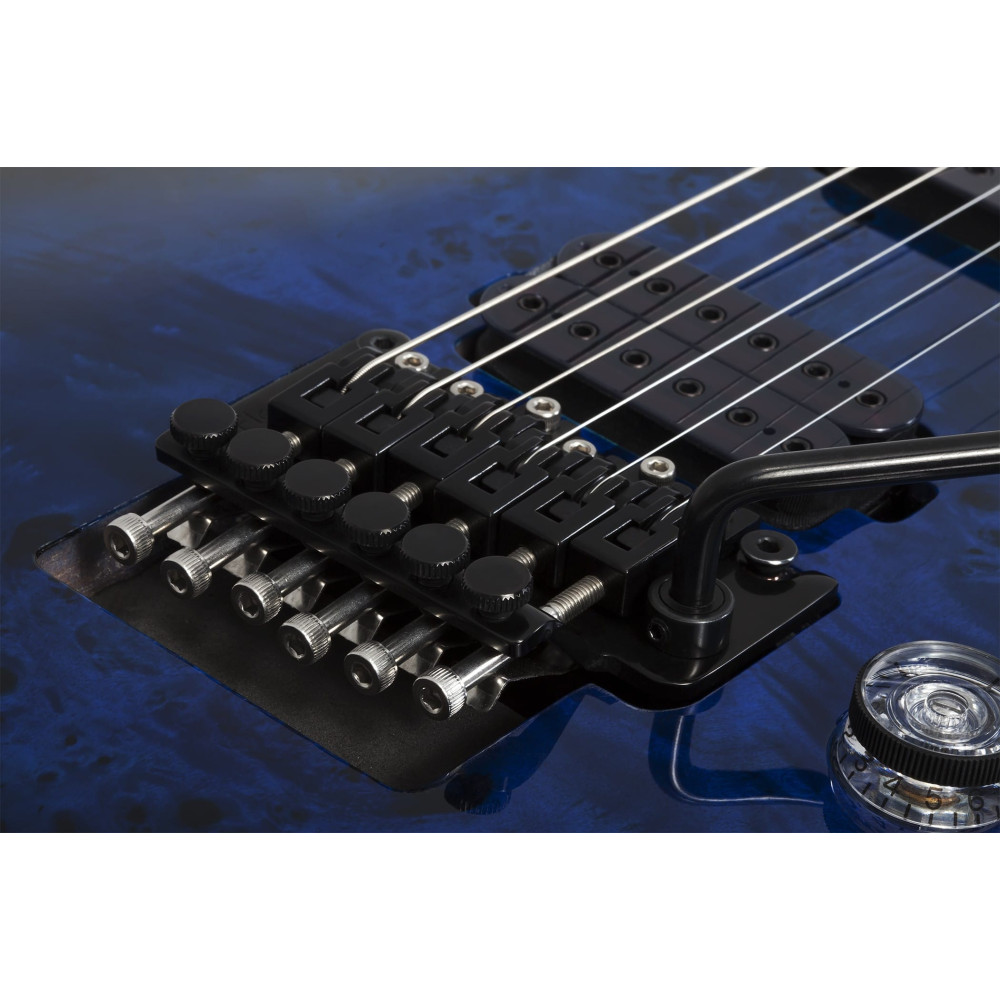 Schecter Omen Elite-6 FR See Thru Blue Burst