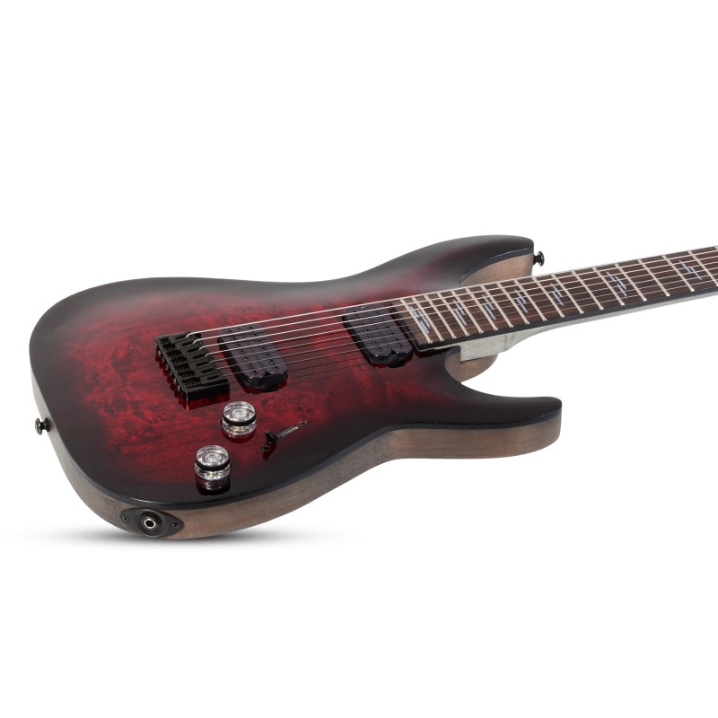 Schecter Omen Elite-7 Black Cherry Burst