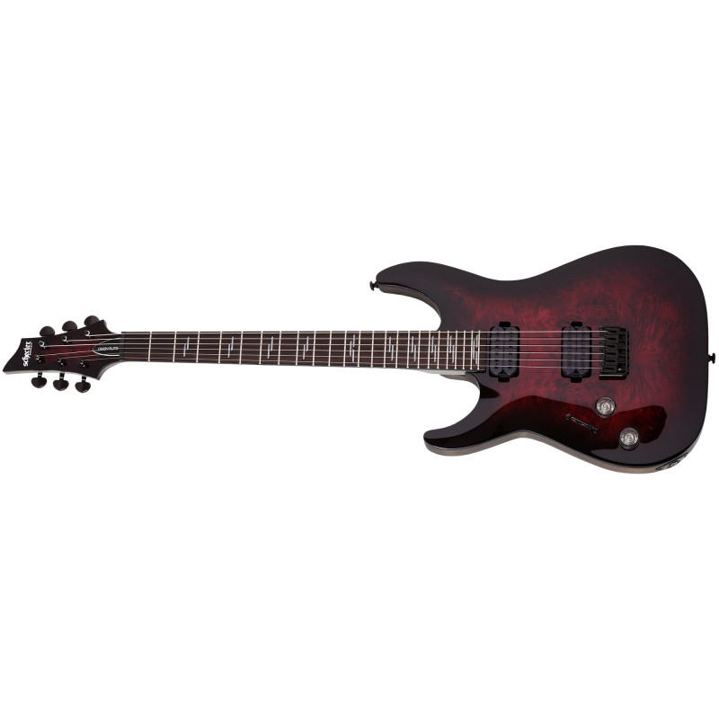 Schecter Omen Elite-6 LH Black Cherry Burst