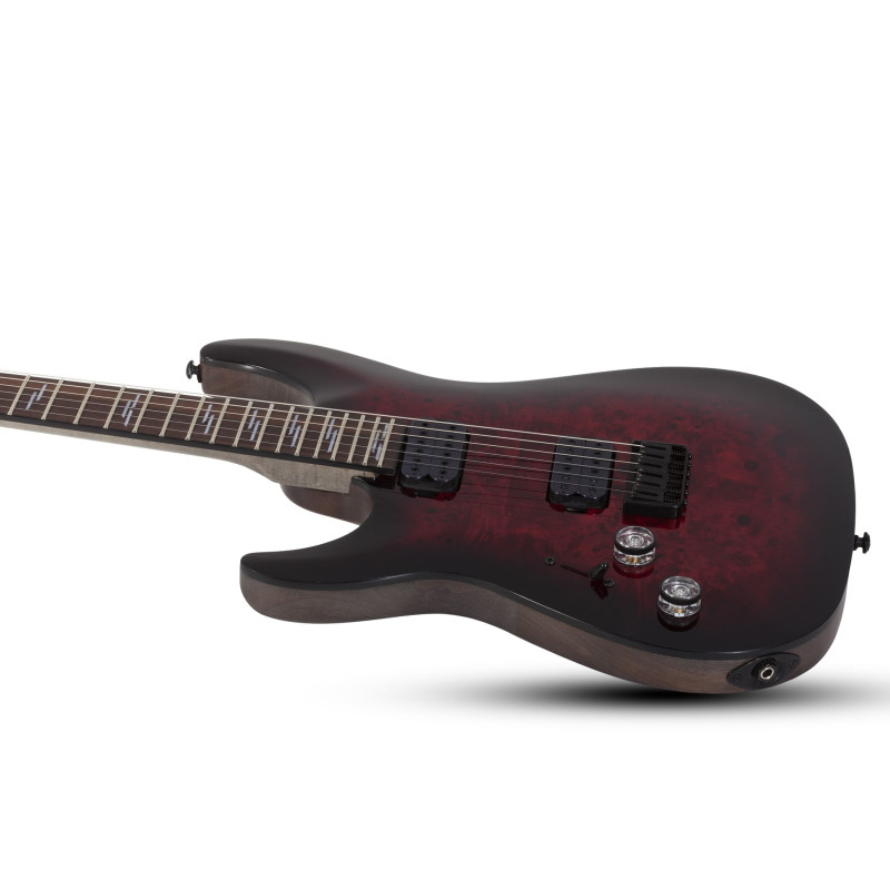 Schecter Omen Elite-6 LH Black Cherry Burst