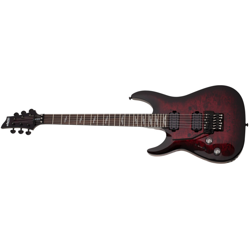 Schecter Omen Elite-6 FR LH Black Cherry Burst