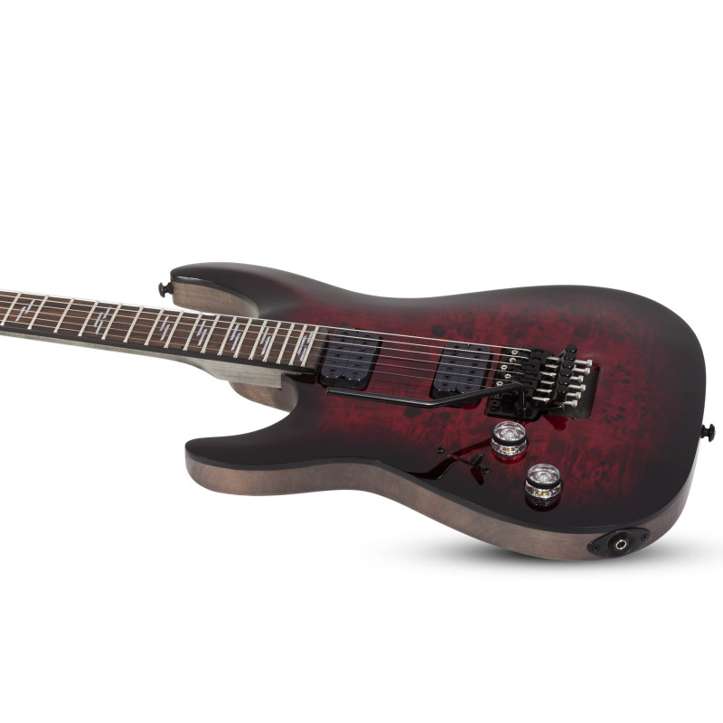 Schecter Omen Elite-6 FR LH Black Cherry Burst