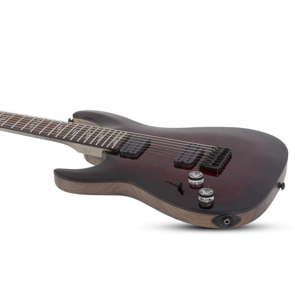 Schecter Omen Elite-7 LH Black Cherry Burst