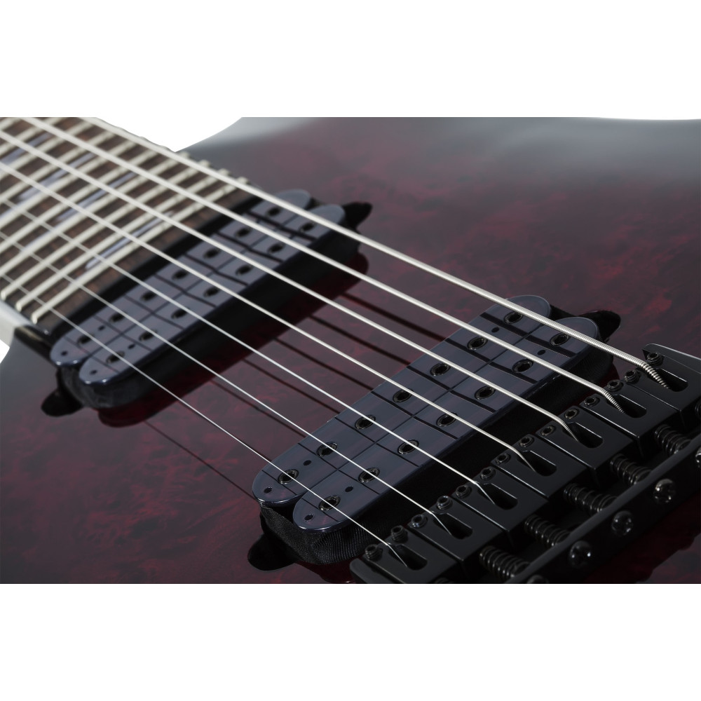 Schecter Omen Elite-7 LH Black Cherry Burst