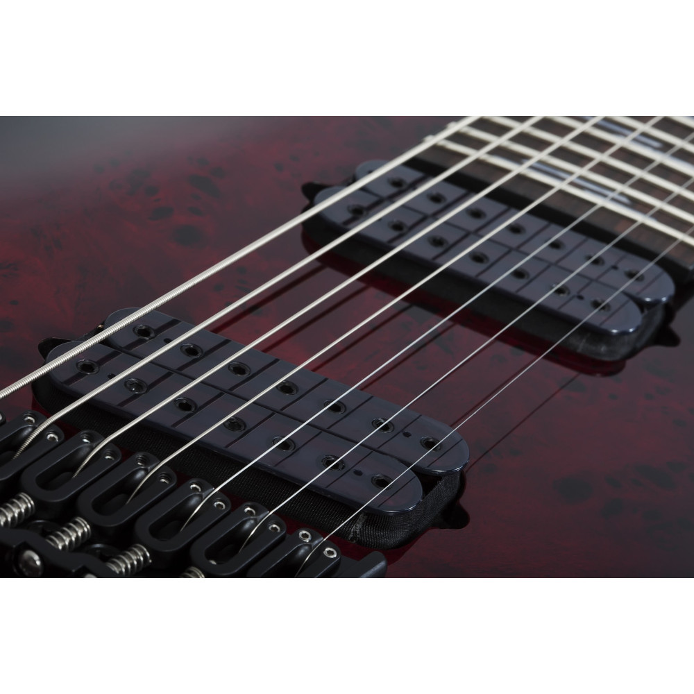 Schecter Omen Elite-7 MS Black Cherry Burst