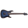 Schecter Omen Elite-7 MS See-Thru Blue Burst