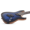 Schecter Omen Elite-7 MS See-Thru Blue Burst
