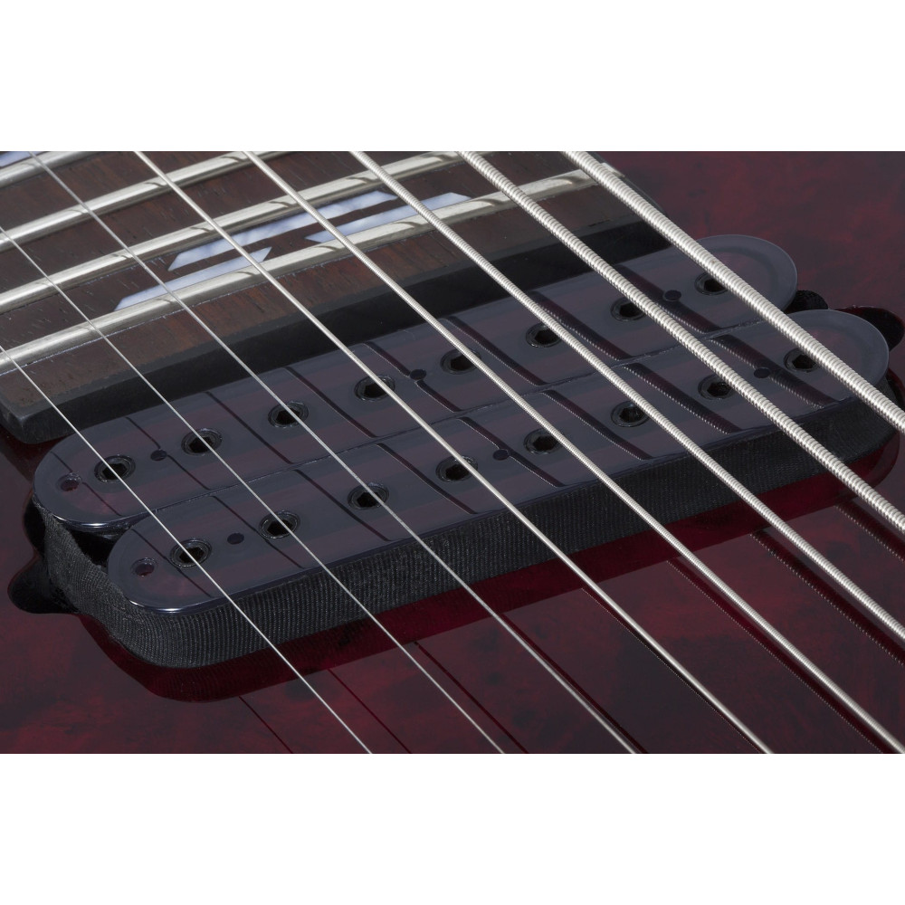 Schecter Omen Elite-8 Multiscale LH Black Cherry Burst