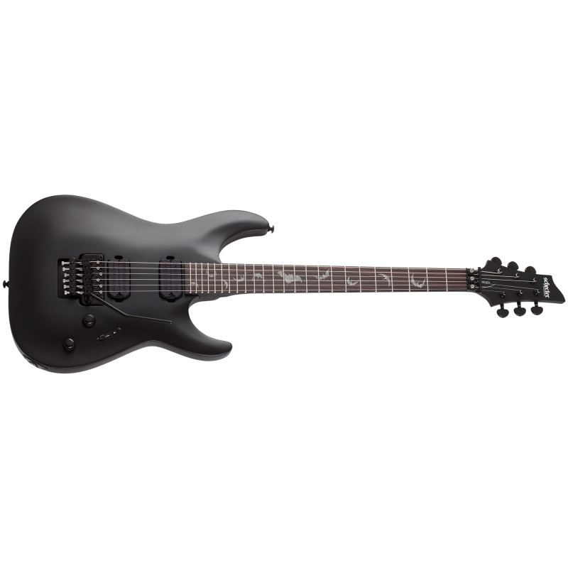 Schecter Damien-6 FR Satin Black