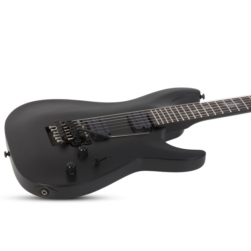 Schecter Damien-6 FR Satin Black
