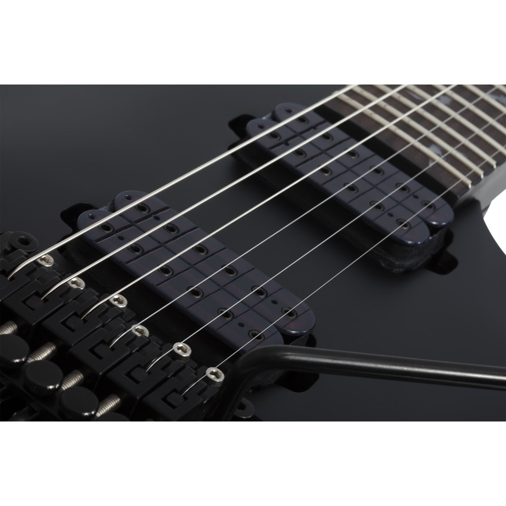 Schecter Damien-6 FR Satin Black