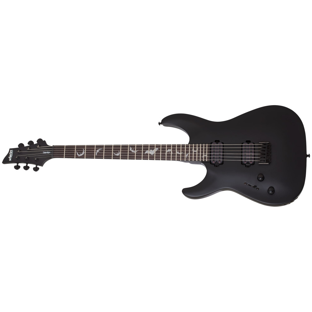 Schecter Damien-6 LH Satin Black
