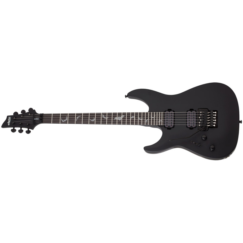 Schecter Damien-6 FR LH Satin Black