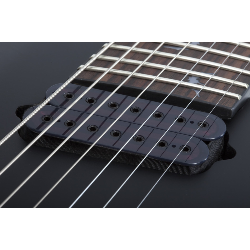 Schecter Damien-7 Multiscale Satin Black