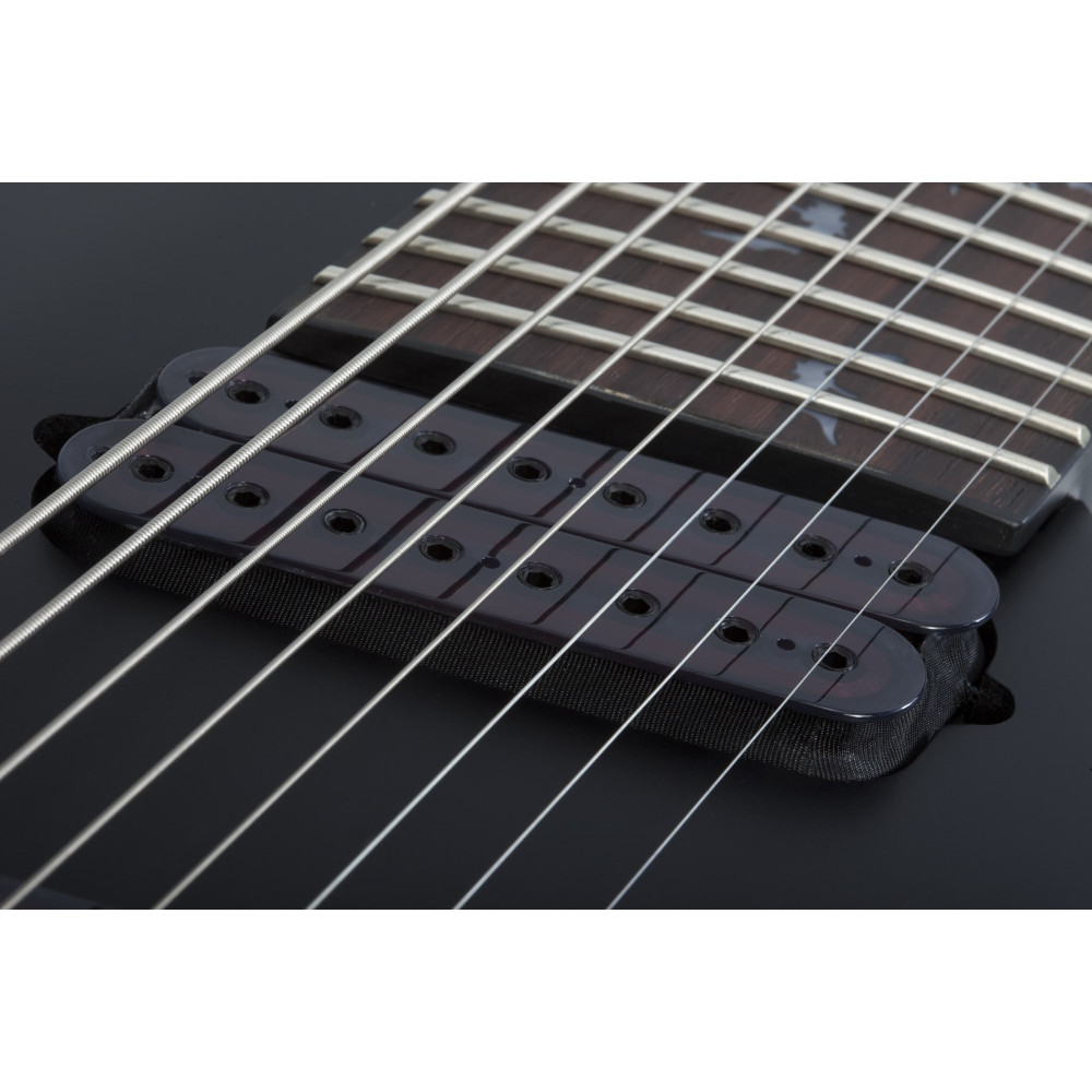 Schecter Damien-8 Multiscale Satin Black