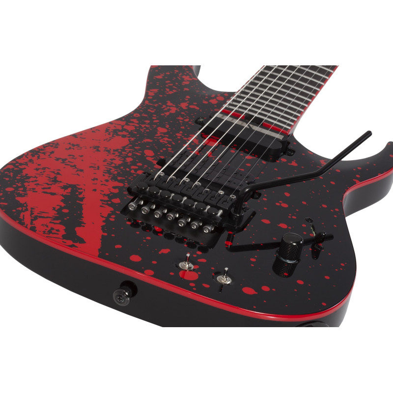 Schecter Sullivan King Banshee-7 FR-S Obsidian Blood
