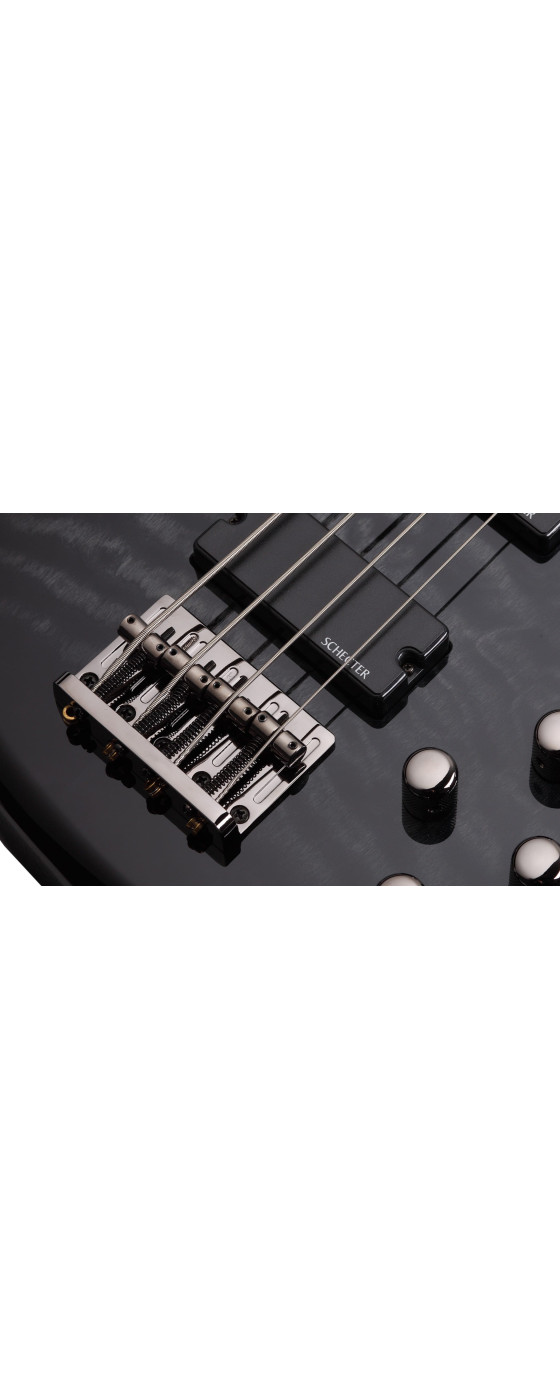 Schecter Stiletto Extreme-4 See-Thru Black (STBLK)