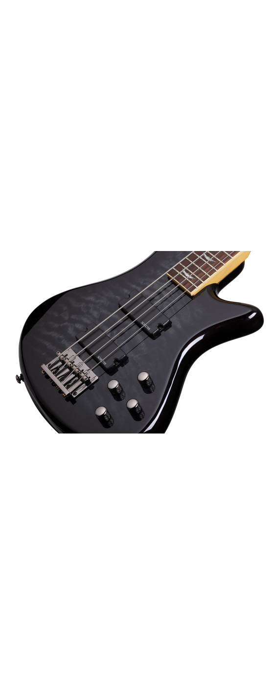 Schecter Stiletto Extreme-4 See-Thru Black (STBLK)