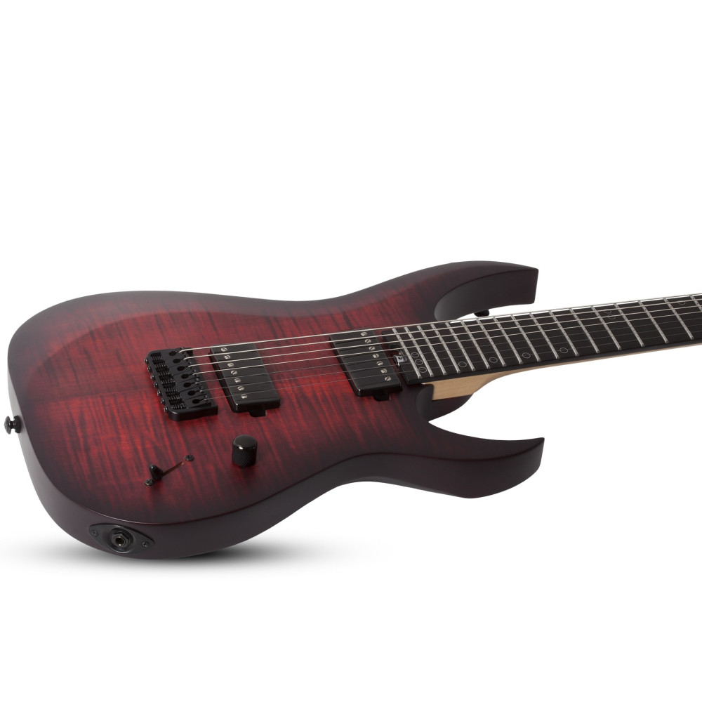 Schecter Sunset-7 Extreme Scarlet Burst